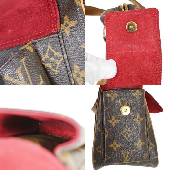 LOUIS VUITTON LV Excentri Cite Hand Bag Monogram Leather Brown - Picture 10 of 16